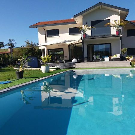 Chambres, Cuisine, Piscine, Spa, Billards, Airhockey, Nature Fillinges Екстер'єр фото